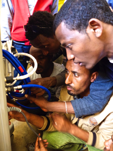 Anesthesia machine maintenance training in Ethiopia Anesthesia machine maintenance training in Ethiopia