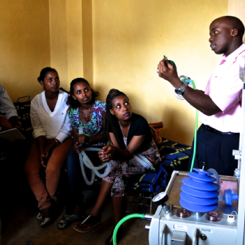 Anesthesia machine user training in Ethiopia Anesthesia machine user training in Ethiopia