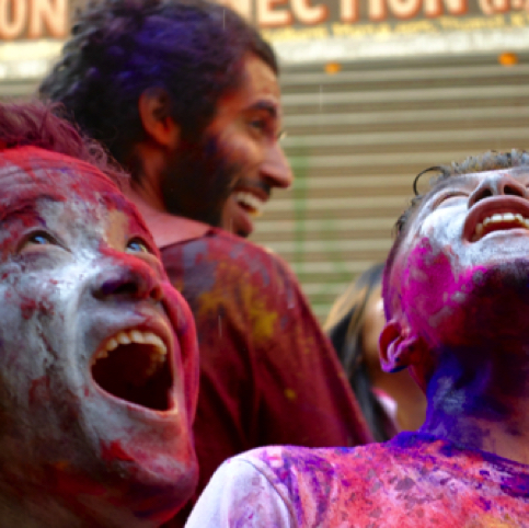 Holi celebration in Nepal Holi celebration in Nepal
